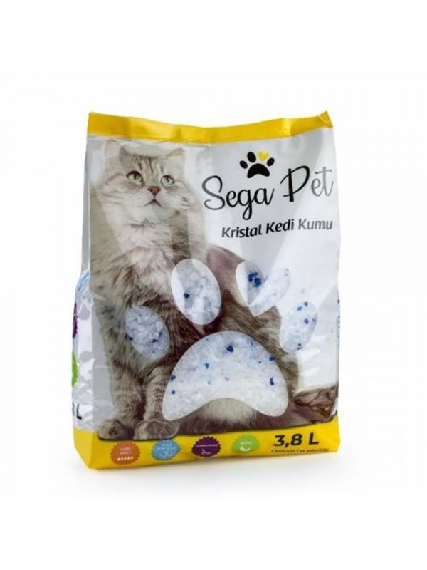 Sega Pet Kedi Kristal Silica Kum 3,8lt&hellip;
