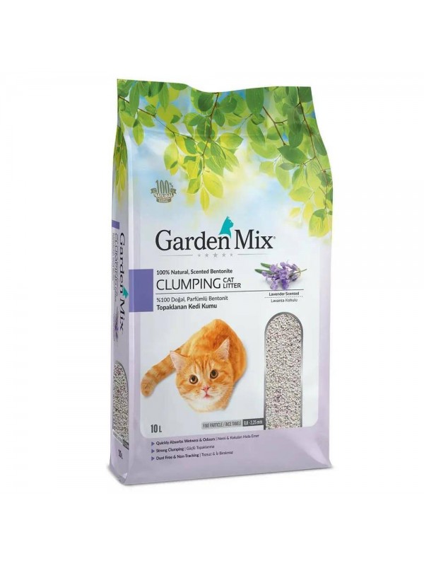 Gardenmix Lavanta Kokulu Bentonit İnce Taneli Kedi Kumu 10 Lt&hellip;