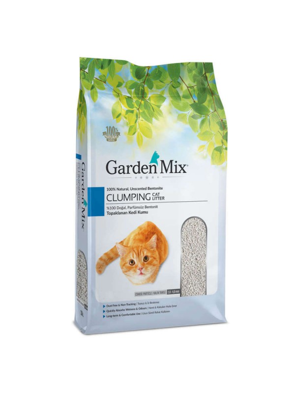 Garden Mix Kalın Taneli Topaklaşan Kokusuz Kedi Kumu 5lt&hellip;